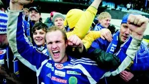 Jonas Wallerstedt sköt kvar Sundsvall i allsvenskan.
FOTO:SCANPIX