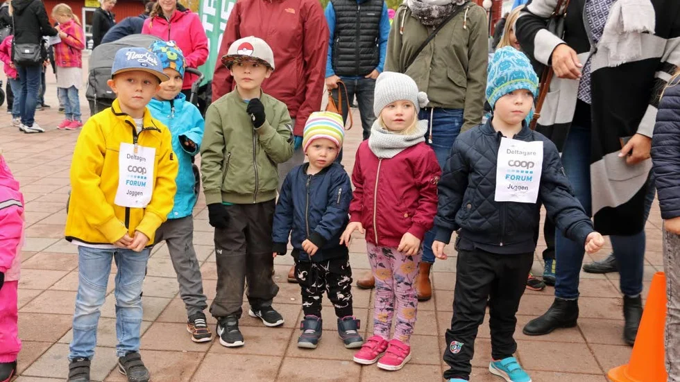 Färdiga. På startlinjen och startklara.