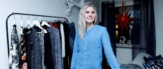 Emelie säljer kläder över hela Sverige
