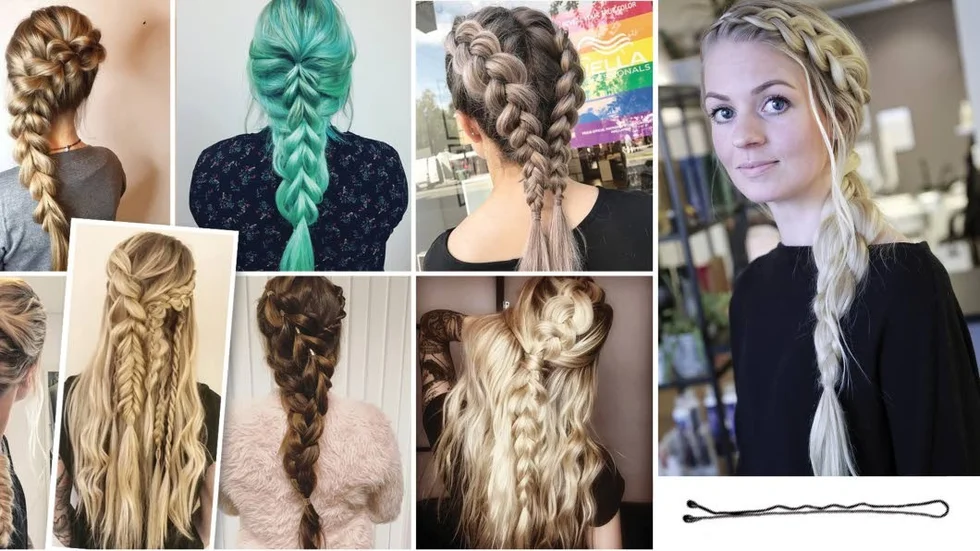 Frisören Caroline Sundqvist tar gärna extra tid till styling och skapar en fin fläta. Inte svårt att förstå att det är uppskattat!