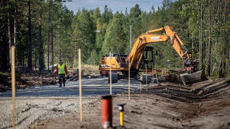 NY ANSLUTNING. En ny väg byggs mellan Industrigatan och Norra ringen.