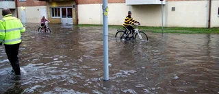 Extrema regn på väg till Norrbotten