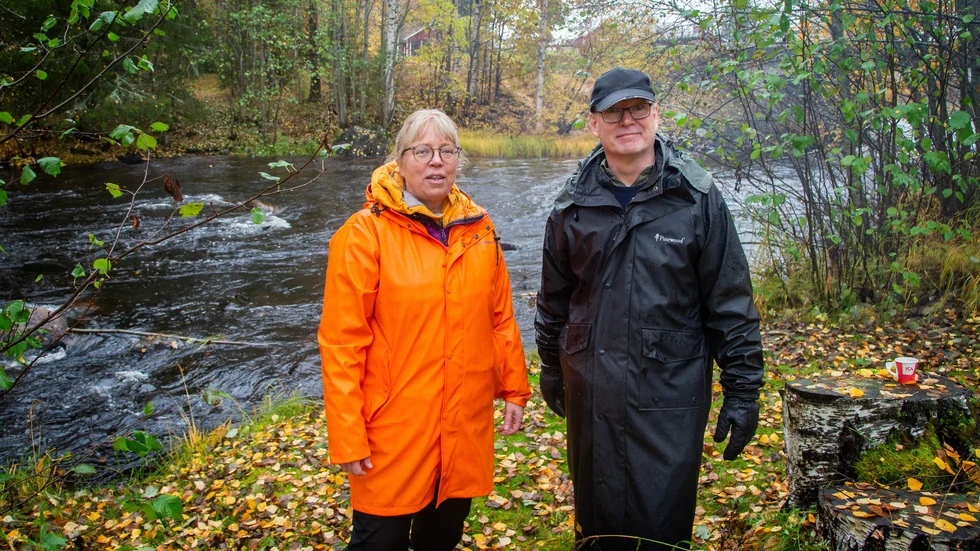 Micaela Hellström och Johan Spens DNA-testade Lillpiteälven i oktober förra året och nu har resultatet presenterats. (Arkivbild)