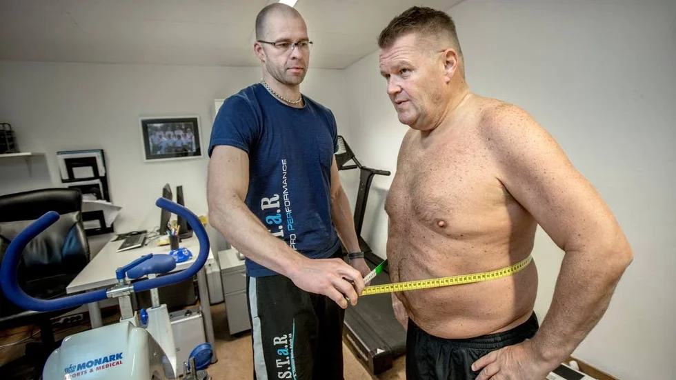 Smalare. "Det är en otrolig förändring som Bosse har gjort" säger Stefan Thomson, gymägare och personlig tränare.
