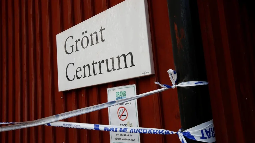 Granparken. Här inne på gården vid Grönt centrum och Granparken ska våldtäkten har inträffat.