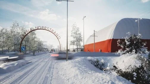 Ny infartsväg planeras till Arena Norrstrand.