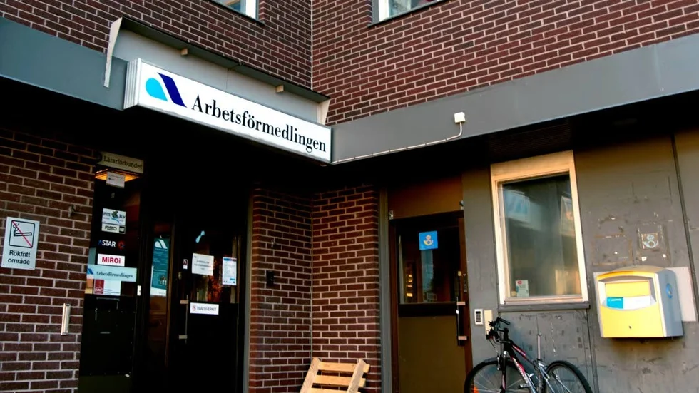 Arbetsförmedlingen. På kontoret i Älvsbyn är drygt 150 av de totalt omkring 350 inskrivna utrikes födda. (Arkivbild)