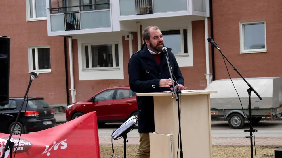 Fredrik Lundh Sammeli från Korsträsk är riksdagsledamot för socialdemokraterna.