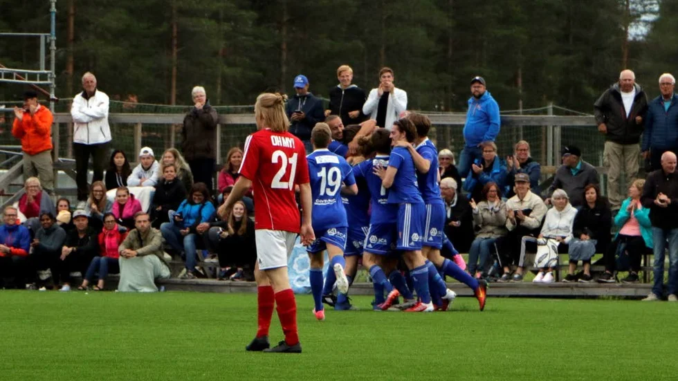 KVITTERING. I matchminut 87 fick Storfors jubla efter Dawid Norells första mål för säsongen.