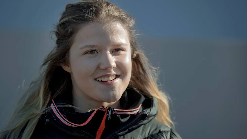 TVÅA. Fanny Vikström blev tvåa i skotercross-SM. (Arkivbild)