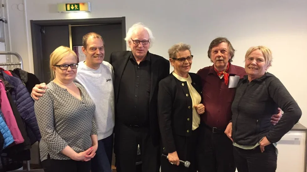 Styrelsen från vänster. Anna Kallin, Mats Nilsson, Nils Engfors, Ulla Bergeros, Lars Leppäniemi och Marianne Nordqvist.