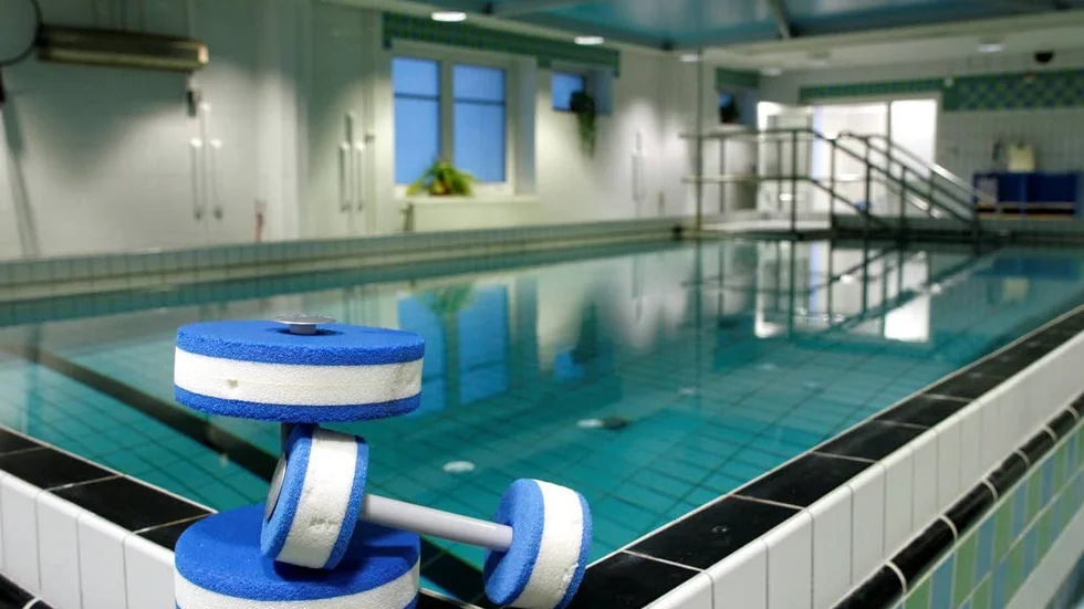 Rehab. Varmvattensbassängen på Ugglan är ett populärt rehabiliteringsverktyg för många Älvsbybor.