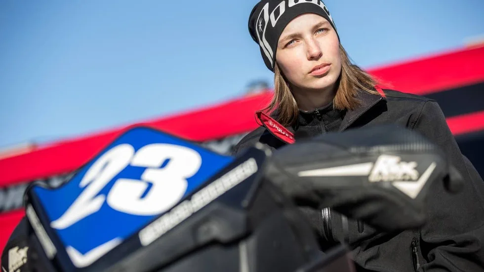 Pallen. Matilda Johansson, Älvsbyn, siktar på topp tre i VM.