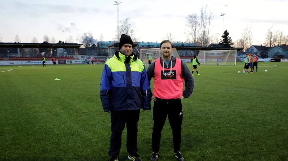 TRÄNARDUO. Mikael Nilsson och Joel Nyberg kan vara nöjda med Sikfors vårsäsong.