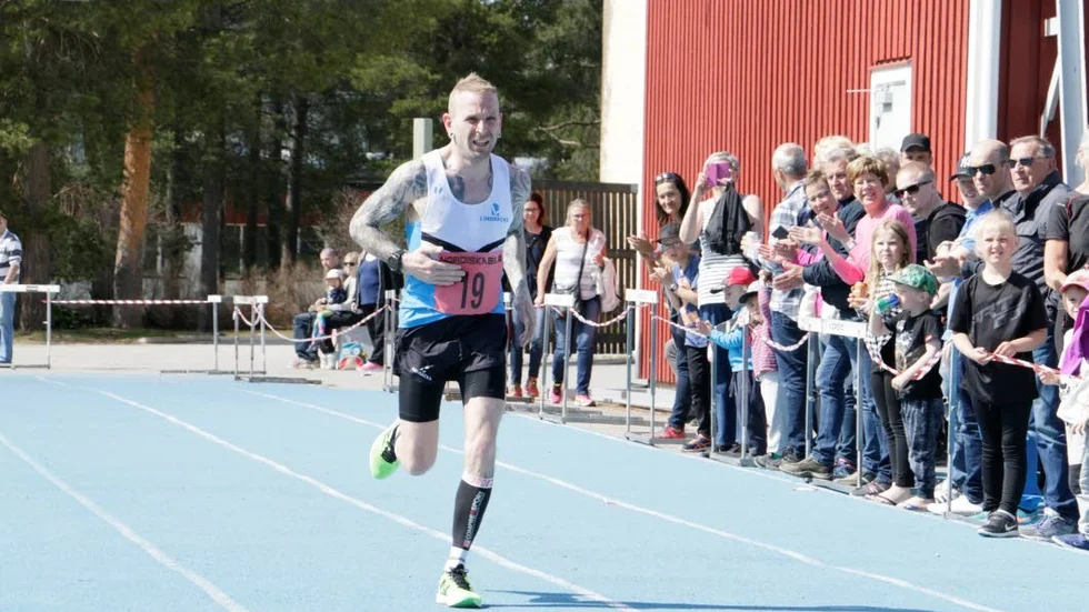 VINNARE.  Daniel Björkman, Team Lindbäcks/Pite Runners, vann för andra året i rad Star Extreme i Starloppet. Dessutom vann han Star-trippeln.