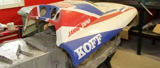 Läcker crosskart i Emils garage