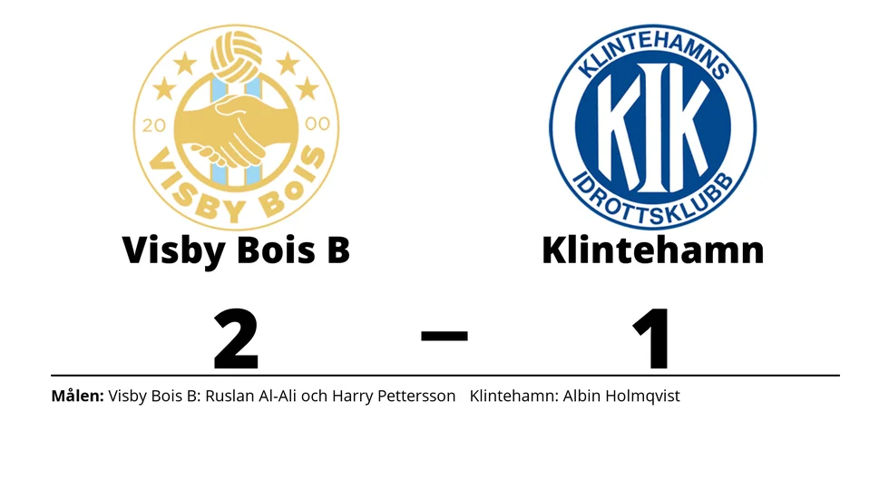 Visby BoIS B vann mot Klintehamns IK