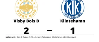 Stark seger för Visby Bois B i toppmatchen mot Klintehamn