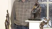 I morgon har Tzvetan Lazarov vernissage. Vid hans sida finns då förutom hans konstverk även Brand Johan Från Galleri  Smedjan i Huskvarna för att berätta om konstnären och hans konstverk.
FOTO: TITTI OLOVSSON