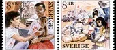 100-årsjubileum på frimärken