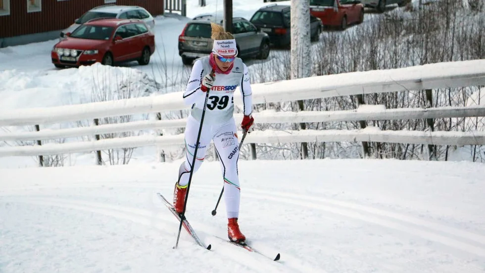 NIA. Lisa Vinsa, Piteå, blev nia och var nöjd med loppet.