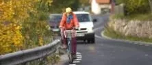 Vägverket ute och cyklar