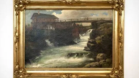 Marcus Larsson, konstnären från Lilla Örsätter i Åtvidaberg, hade en förkärlek för hav och vildmarksromantik.
