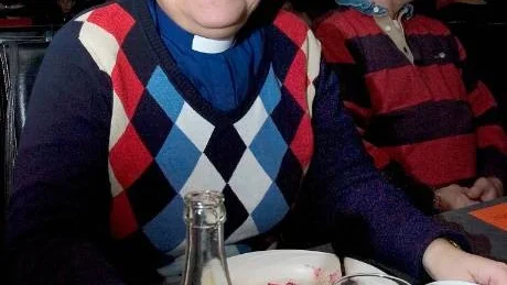 Margareta Carlenius är präst i Sankt Olai och höll i andakten på Palace.