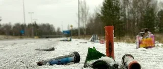Nu ska nyårsfesten städas bort