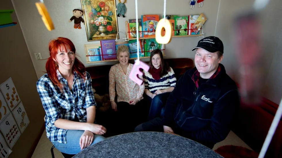 Annelie Bergström, Johanna Nilsson, Sandra Viklund och Per Vesterlund i friskolegruppen kan glädjas åt Skolinspektionens klartecken att starta undervisning i Hemmingsmark. (Arkivbild)