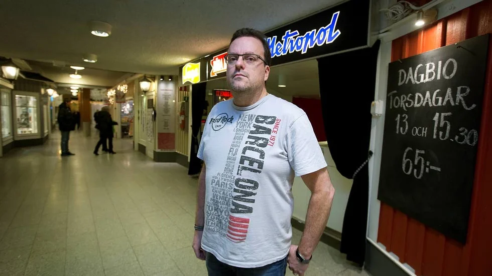 "Jag kommer omgående och med alla tillgängliga medel att söka efter nya lokaler för min bioverksamhet", säger Stefan Gustafsson.