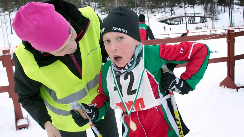 Viktor Blombäck, Strömnäs GIF, tog ut sig i P 9-klassen.
