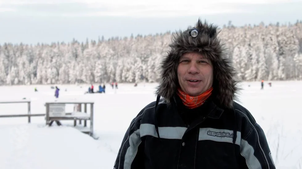 "Vi kan vara nöjda, speciellt eftersom det var så kallt i morse", säger Staffan Eriksson, ordförande i Svensby fiskevårdsförening.
