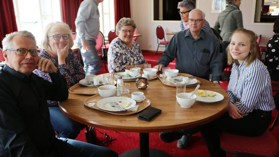 Bruno och Maria Granberg, Inger och Kjell Sjöström samt Julia Carlzon hade stort utbyte av föreläsningen. "Det är intressant att höra om psykiatrin direkt inifrån, både positiva och tragiska saker", sade Julia Carlzon.