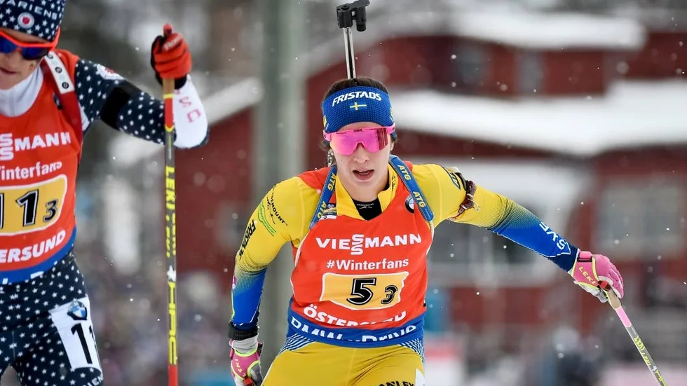 Anna Magnusson stod för en perfekt sträcka i stafetten.