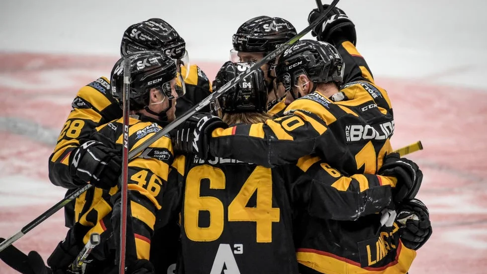 Skellefteå fick jubla en enda gång i säsongens sista match i Isstadion. Detta efter Joakim Lindströms ledningsmål i första
