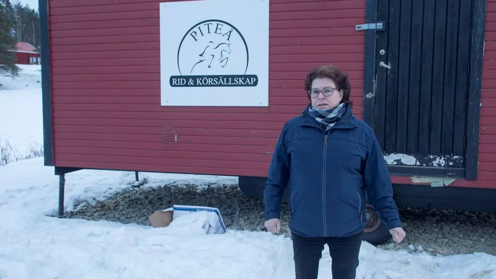 Gabrielle Westerlund, ordförande i Piteå rid och körsällskap, berättar att de valt att flytta sin verksamhet till Harrbäcken.