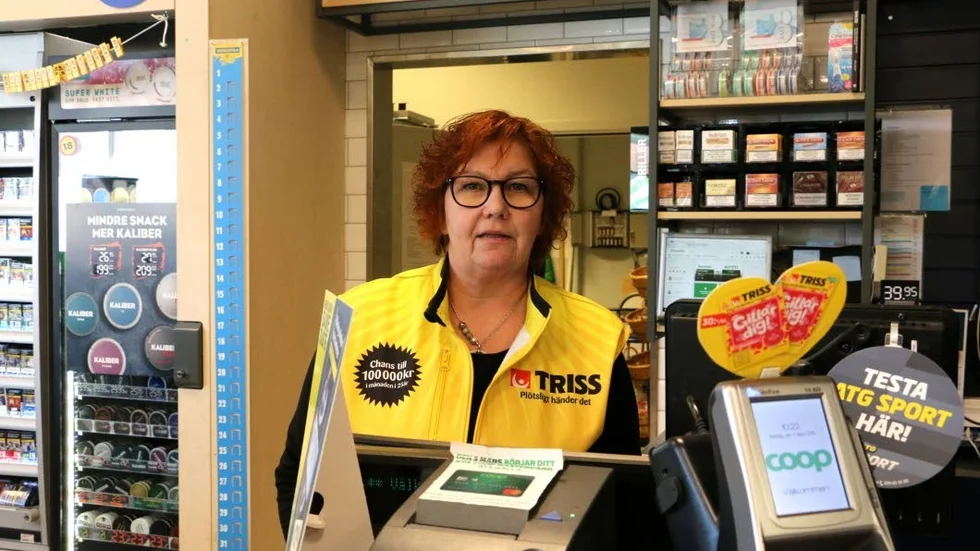 "Som kund får man tänka om", säger Helena Lindkvist, säljar i förbutiken vid Coop.