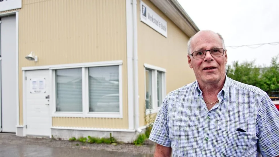 ”Jag är inte överens med Folksam om ersättningen, men vi bygger ändå”, säger Hans Danielsson. (Arkivbild)