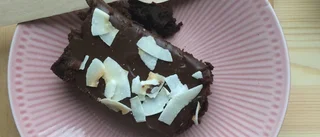 Fudgekaka med tryffeltopping