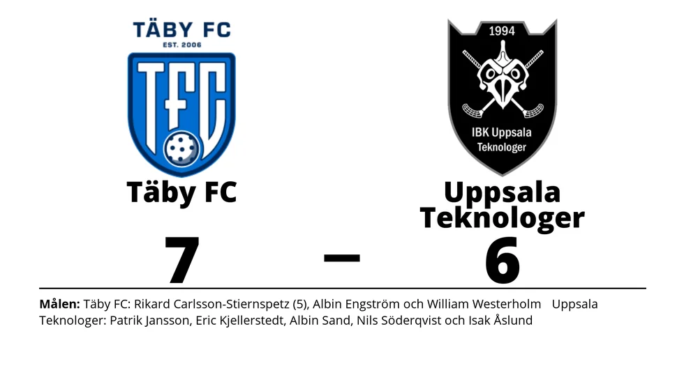 Täby FC vann mot IBK Uppsala Teknologer