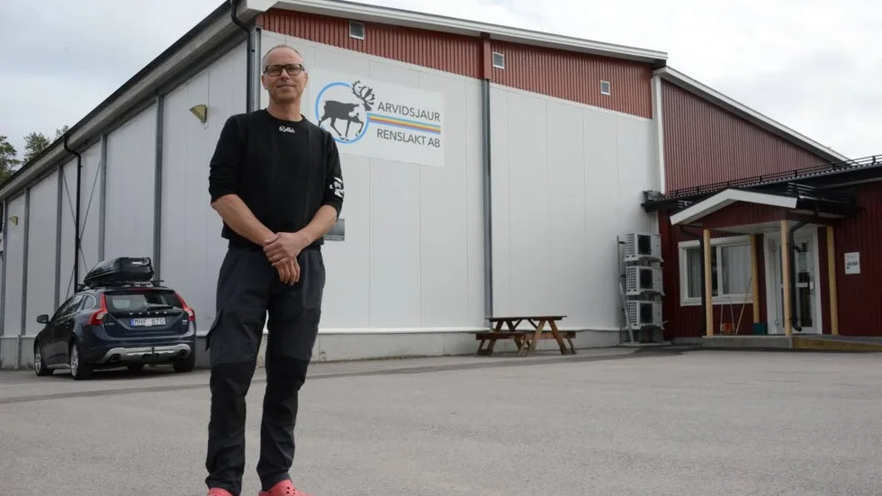 Roland Sandgren, vd för Arvidsjaur renslakteri. (Arkivbild)