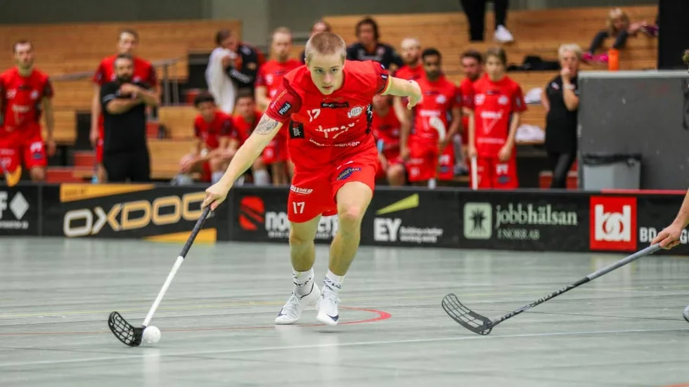Erik Nilsson gjorde två mål när Wibax Piteå spelade genrep borta mot IBK Dalen. (Arkivbild)