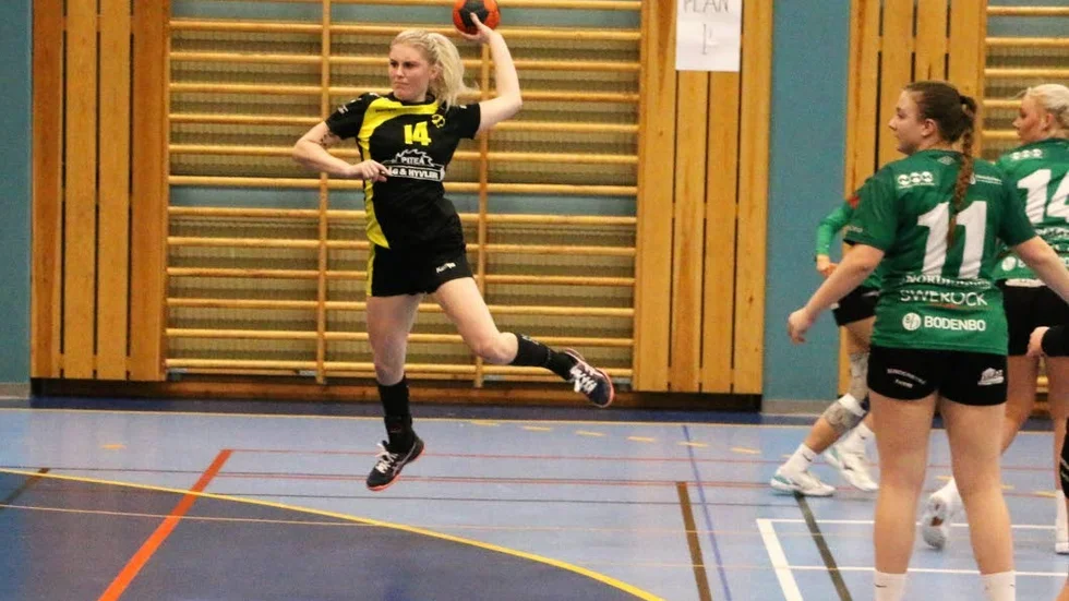 Malin Stenlund gjorde tio mål för Norrfjärden.