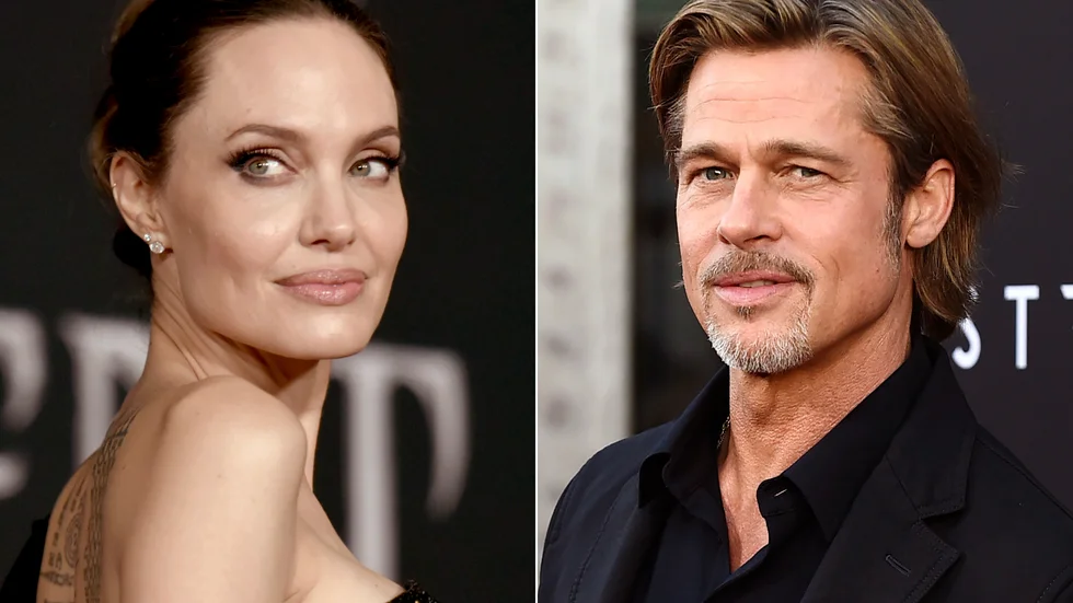 Angelina Jolie och Brad Pitt gick skilda vägar 2016. Arkivbild.