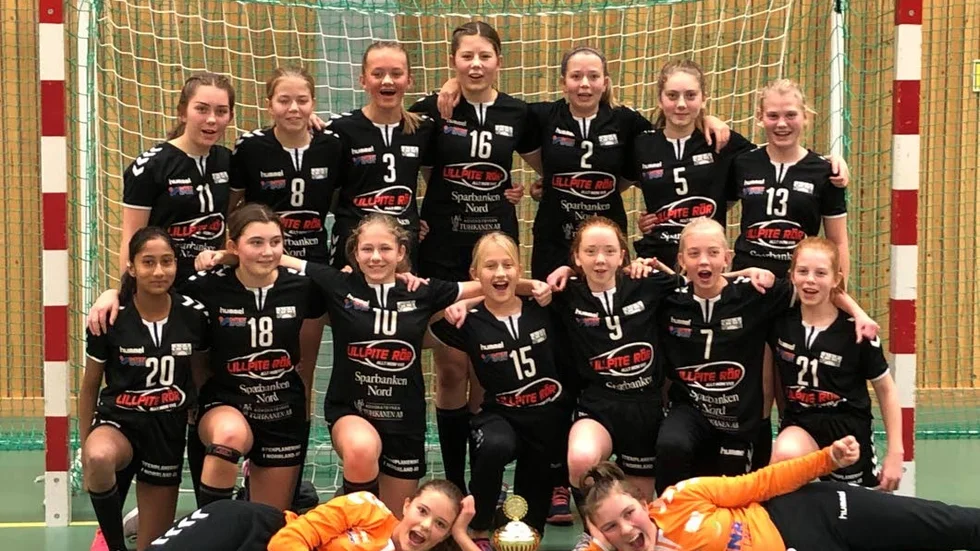 Lillpite IF:s handbollsflickor 06-07 vann Rallarcupen i Kiruna i klassen flickor 13. Enda svenska laget som vann sin klass.
