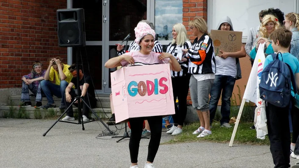 Nabaa Al-Dulaimi fick även ett personligt pris för sin utklädnad.