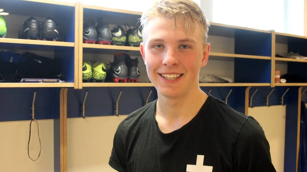 En egen produkt hemifrån Åtvidaberg är 18-årige Adrian Pettersson.