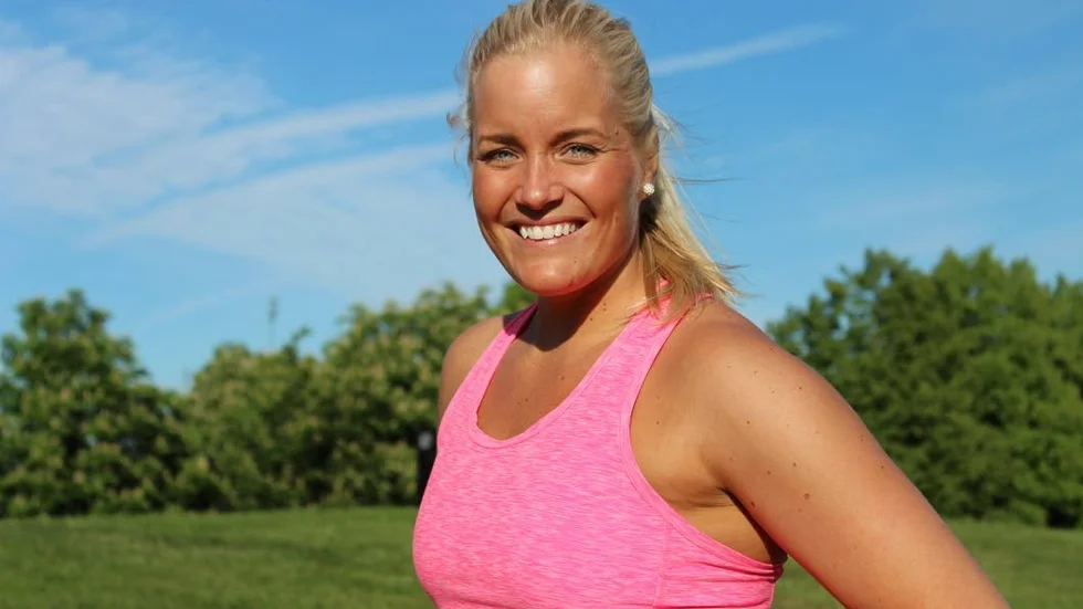 Louise Lundsten jobbar till vardags på ett gym, men hon älskar att hålla i sitt bootcamp utomhus.