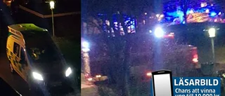 En skadad i lägenhetsbrand